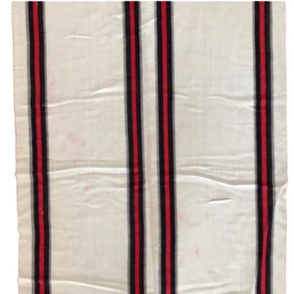 Long cloth fabric piece runner Inca red - Picture 6 of 8